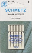Schmetz Sharp/Microtex Machine Needle Size 70/10