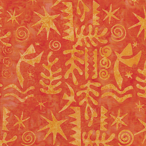 Island Batik Sun Kissed Soleil - Collage Nasturtium 112149220
