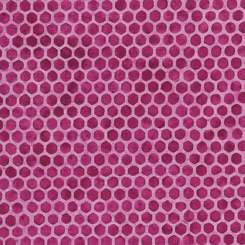 Island Batik Honeycomb - Pink Raspberry 112201145