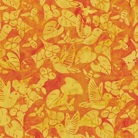 Island Batik Honeycomb - Humming Bird Nectar-Orange Pumpkin 112206275