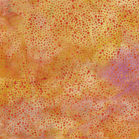 Island Batik Honeycomb - Dots-Orange Tangerine 112250253