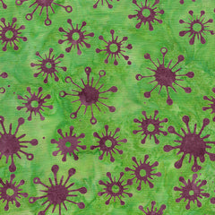 Island Batik Mandala Magic - Circle Star Green Apple 612001635