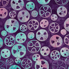 Island Batik Blinded by Science - Radioactive - Purple -  622005480