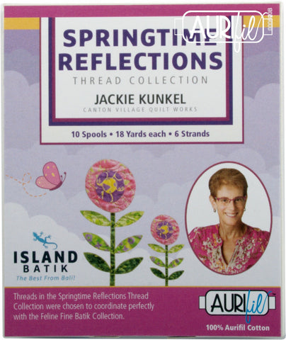 Springtime Reflections Floss Collection by Jackie Kunkel 10 Small Spools